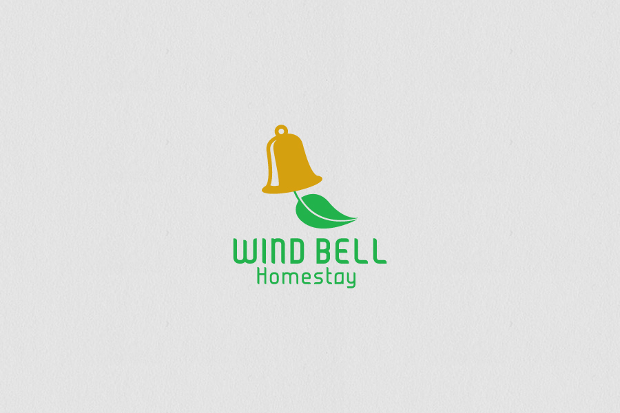Thiết kế logo bộ nhận diện thương hiệu Hottel Windbell Homestay