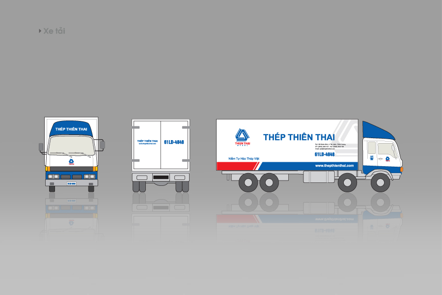 Thiết kế logo bộ nhận diện thương hiệu công ty Thép Thiên Thai